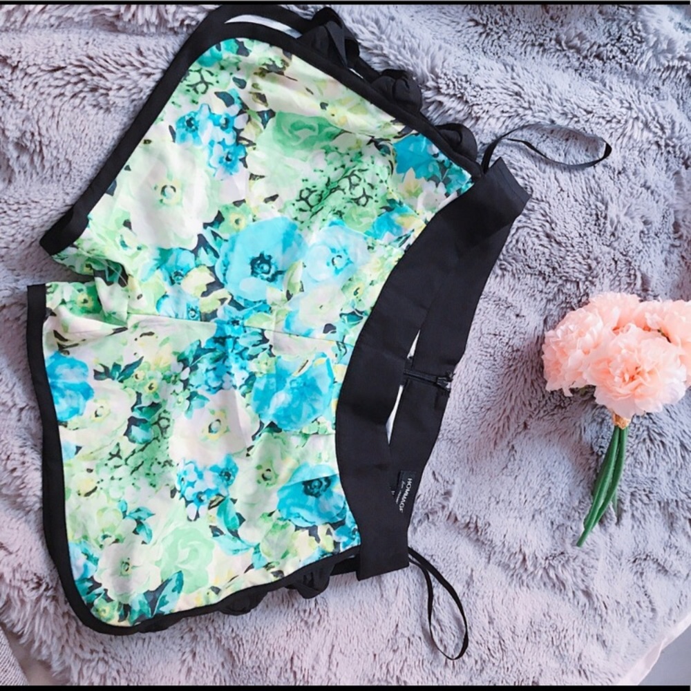 Perfect Bow Tie Cutouts Shorts From Love Culture